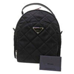 PRADA Quilted Backpack Daypack Nero Black